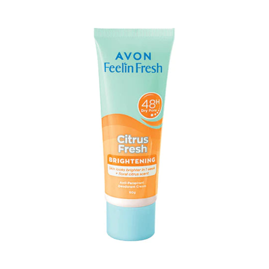 AVON FEELIN FRESH QUELCH CITRUS FRESH Anti-Perspirant Deodorant Cream 55G