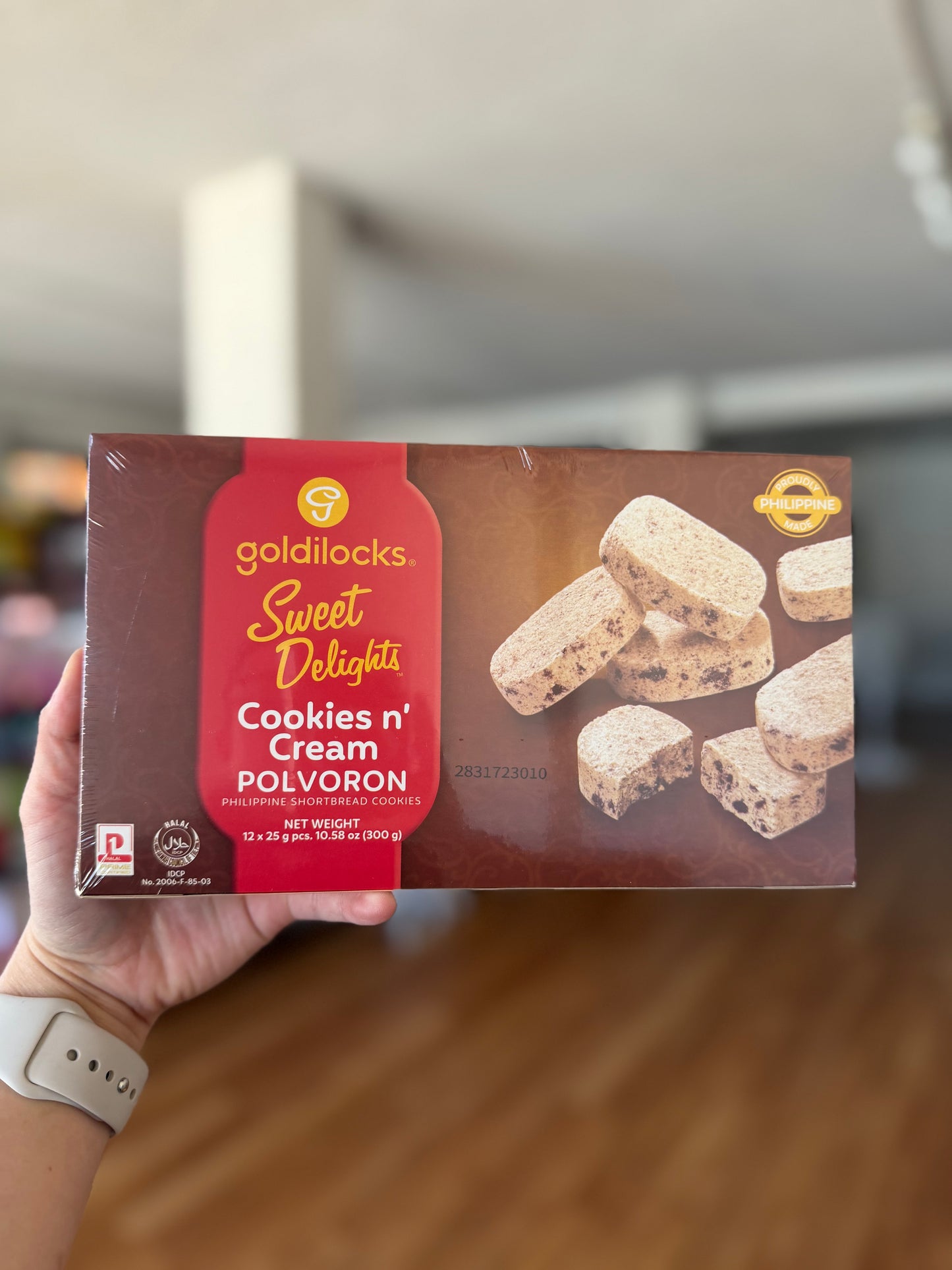 GOLDILOCKS Sweet Delight Cookies N’ Cream POLVORON 12pcsx25g