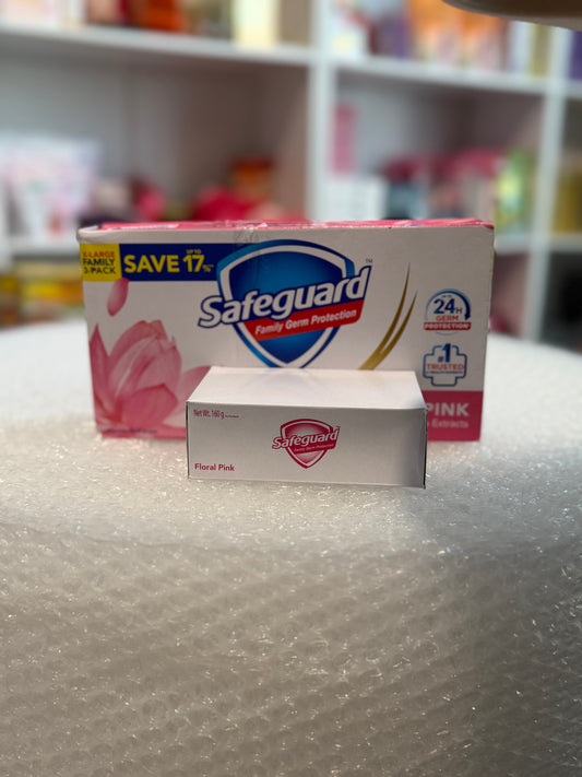 SAFEGUARD Floral Pink with Aloe Bar Soap 160g (1 piece from the Trio pack)