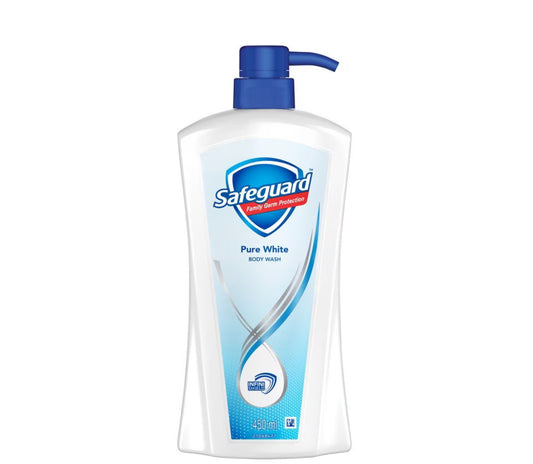Safeguard Family Germ Protection Bodywash Pure White 450ML