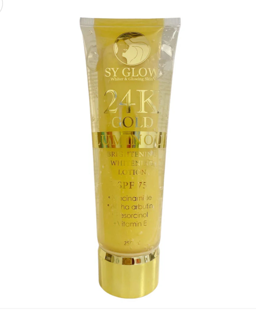 SY Glow 24K Gold Luminous Lotion SPF75 (250ml)