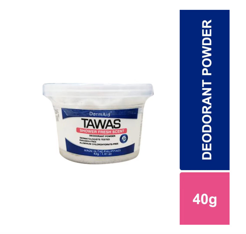 DERMAID UNSCENTED Tawas Powder 40g