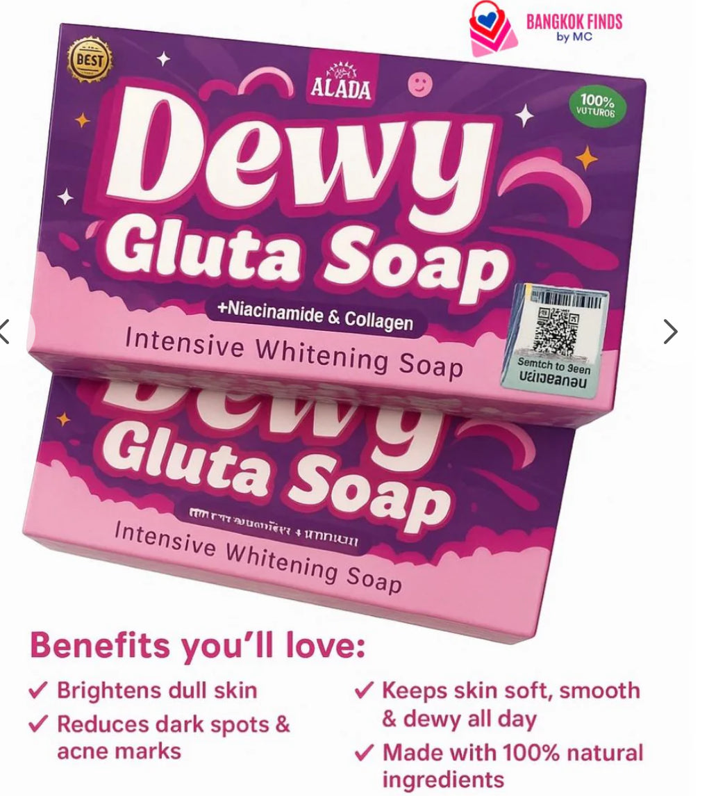 Alada Dewy Gluta Niacinamide and Collagen Intensive Whitening Soap 70g