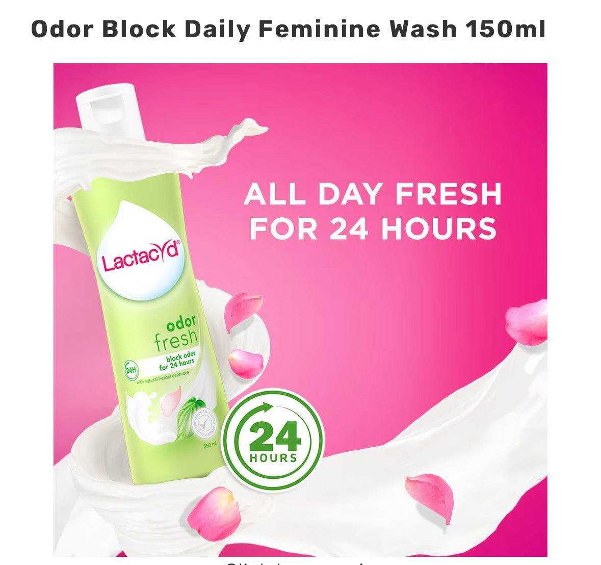 LACTACYD Odor Block Daily Feminine Wash 150ml