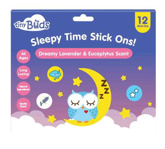 Tiny Buds Sleepy Time Stick Ons - 12 Stick Ons
