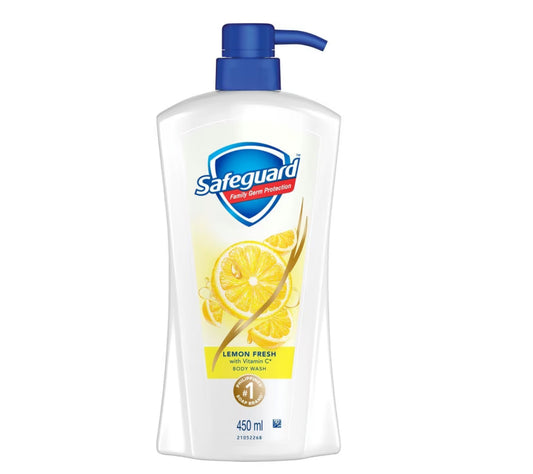 Safeguard Family Germ Protection Lemon Fresh Vitamin C Bodywash 450ML