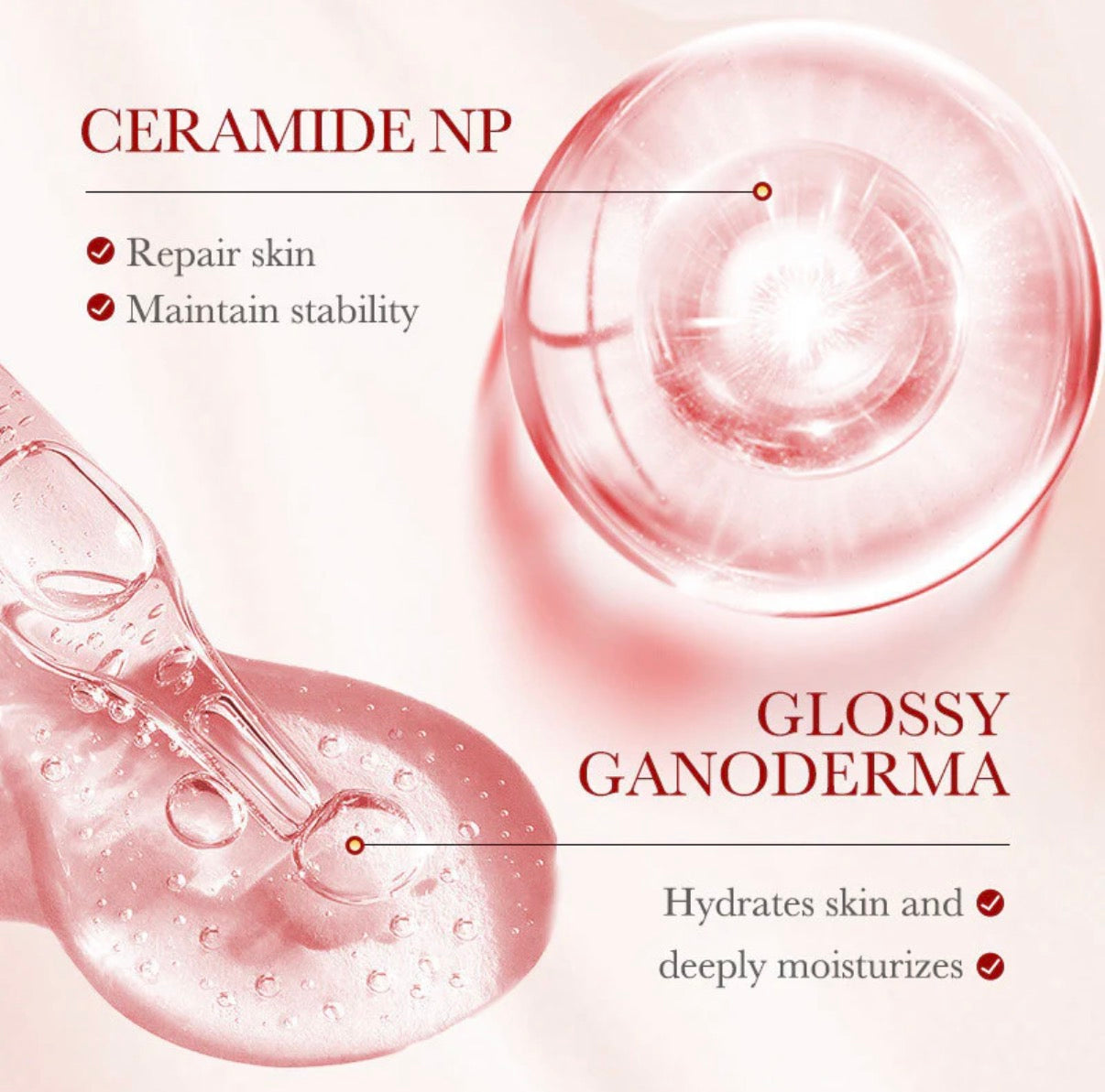SADOER Dragons Blood Dryness Moisturizing Facial Serum Skin Firming Lifting Fine Lines Smooth Essence Serum 30ml