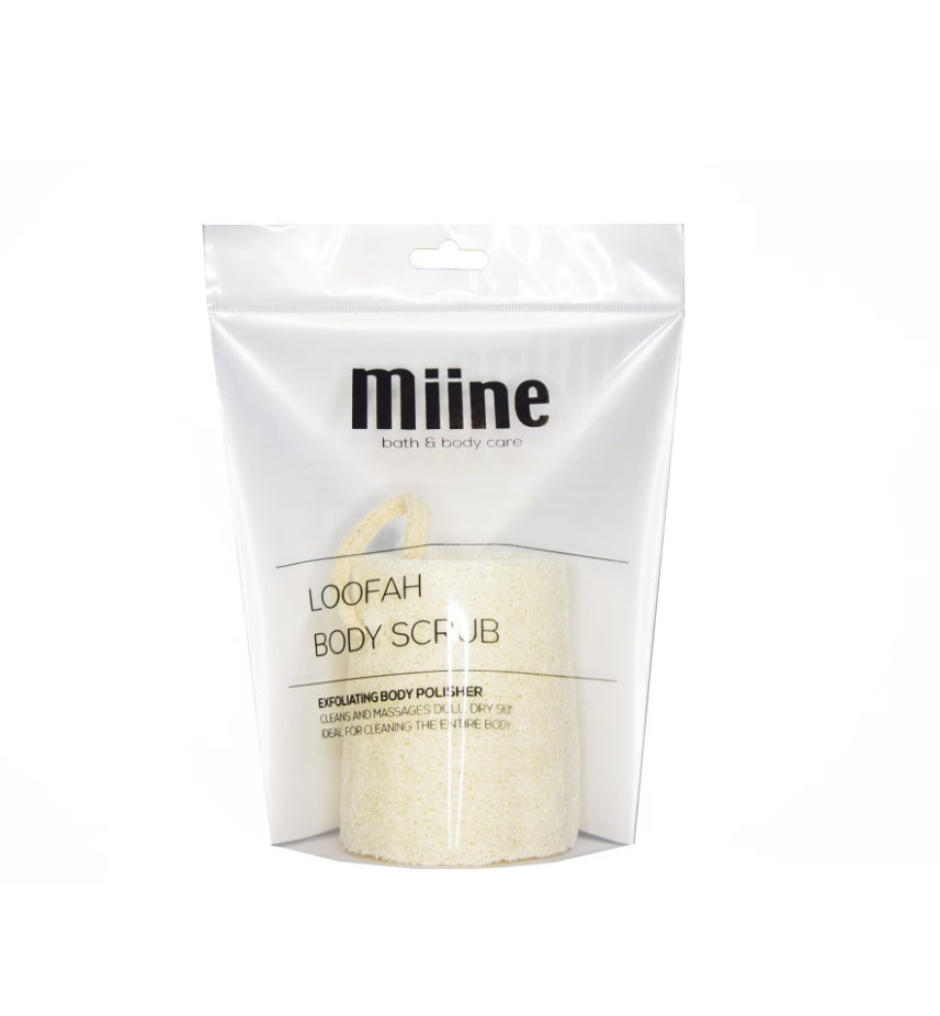 MIINE Loofa Body Scrub 1pc Exfoliating Body Polisher
