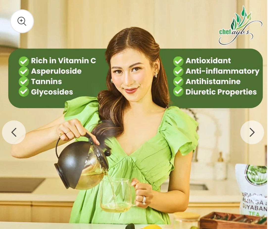 Chef Ayb’s Paragis Tea with Moringa and Guyabano 20 Tea Bags