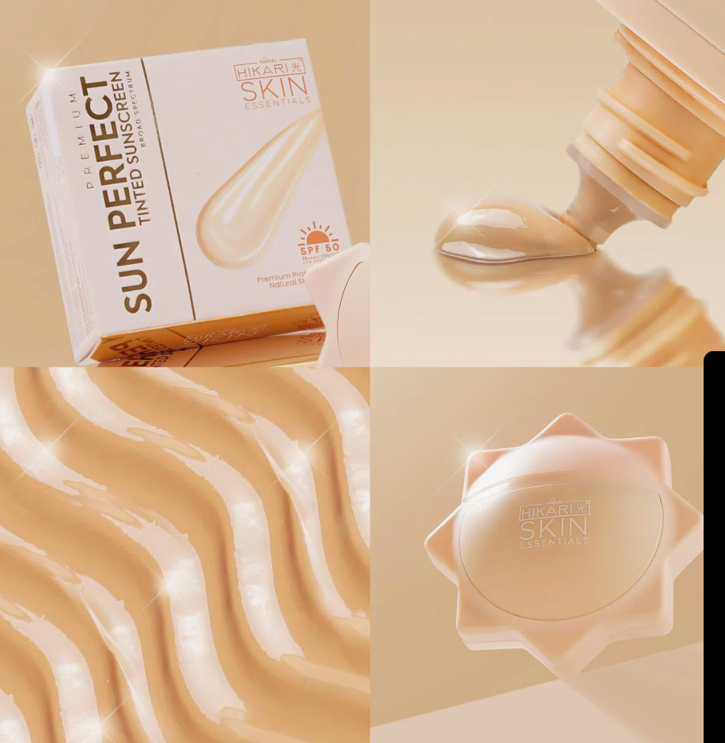 Hikari Premium Sun Perfect Tinted Sunscreen SPF 50 - 50ml
