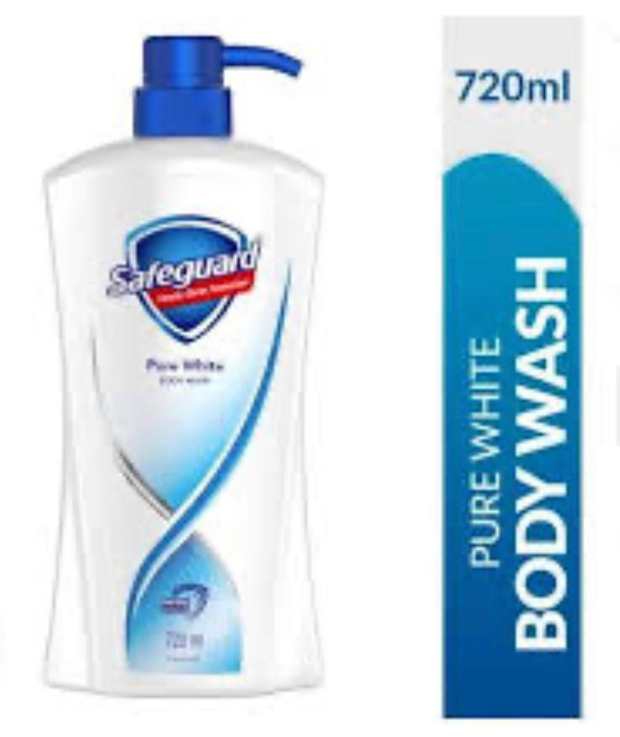 Safeguard Family Germ Protection Pure White Bodywash 720ML