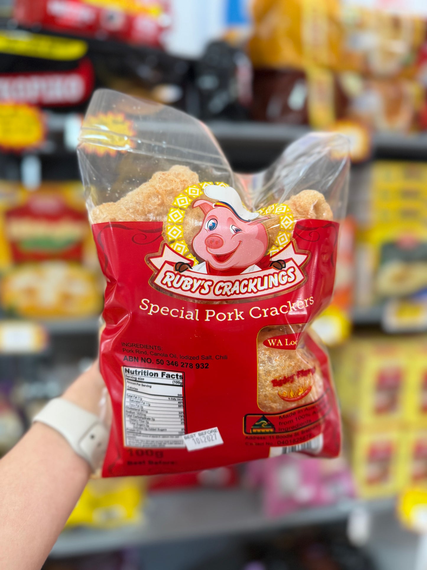 RUBYS CRACKLING SPICY FLAVOUR 100g