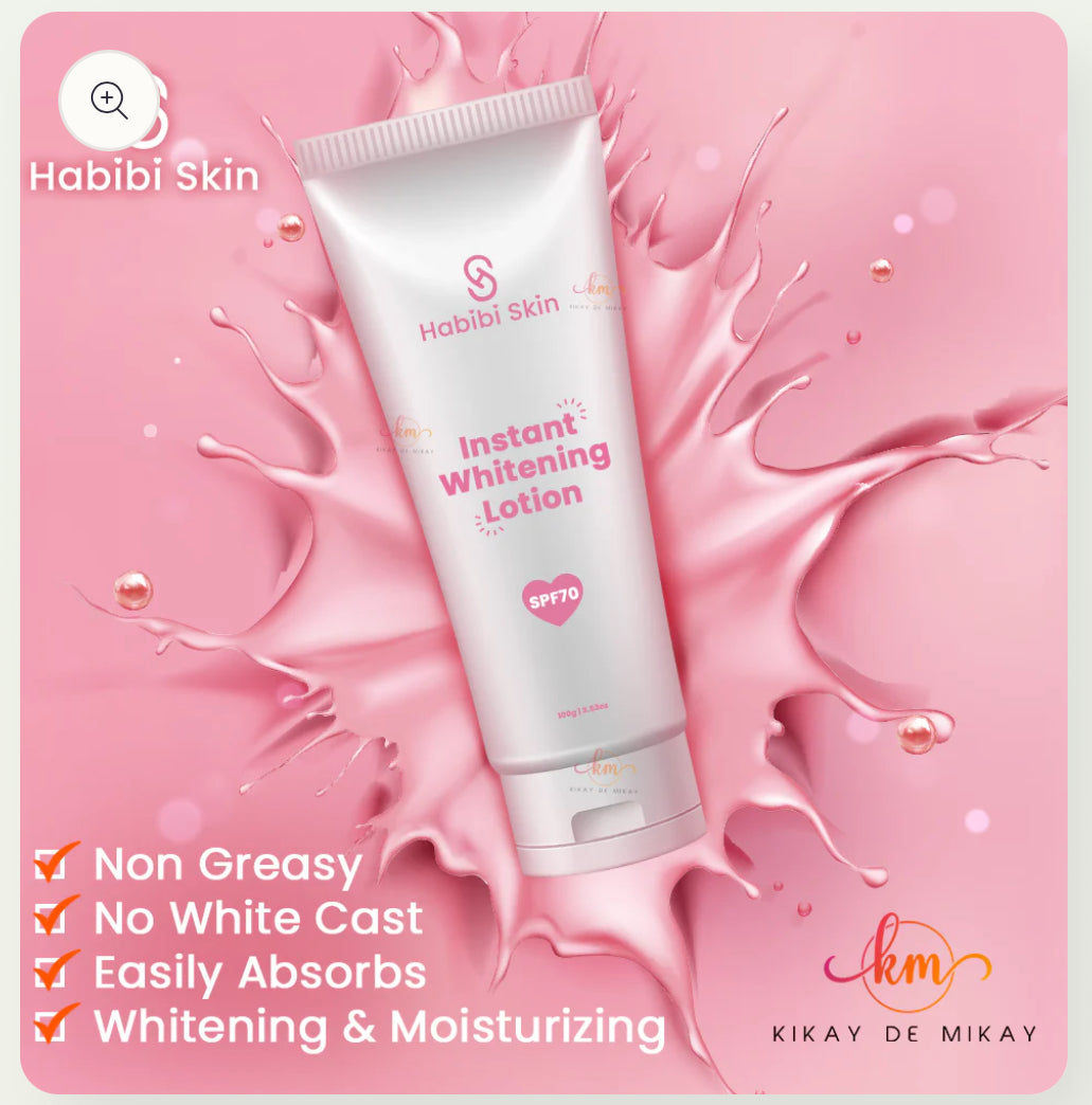 Habibi Skin Instant Whitening Lotion SPF 70 - 100g