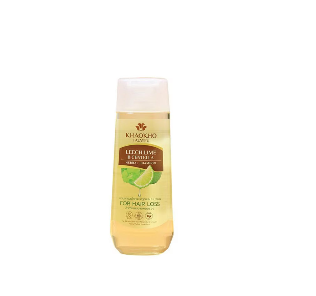 Khaokho Talaypu Herbal Shampoo Leech Lime and Centella - 185mL