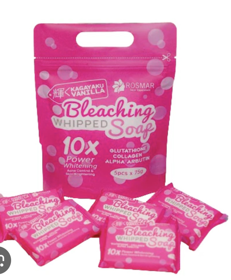 Rosmar Kagayaku Vanilla Bleaching Whipped Soap 5pcs x75g