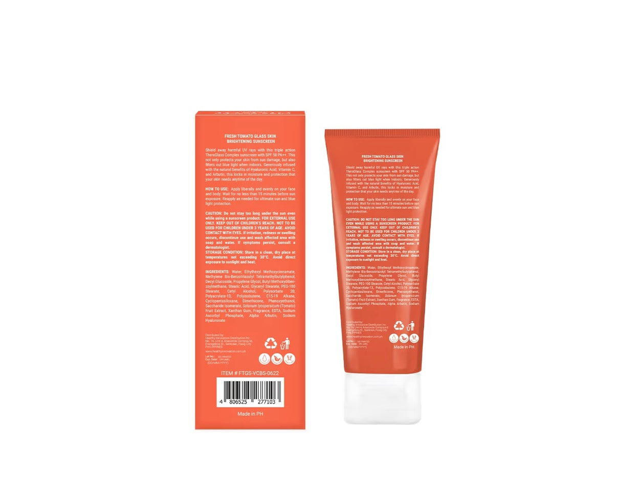 Fresh Skinlab Tomato Glass Skin Serum Sunscreen 50 mL