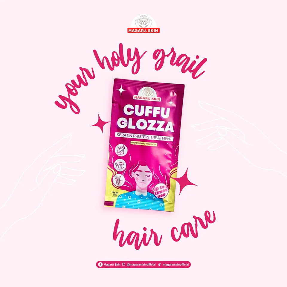 Cuffu Glozza Hydrolized keratin-Protein 5x25mL - Sold per box of 5 sachets