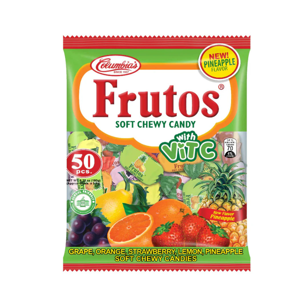 FRUTOS CHEWY MILK CANDY 50s