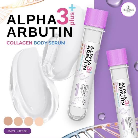Alpha Arbutin 3+ Plus Collagen Super Brightening Body Serum by Precious Skin Thailand 45ml