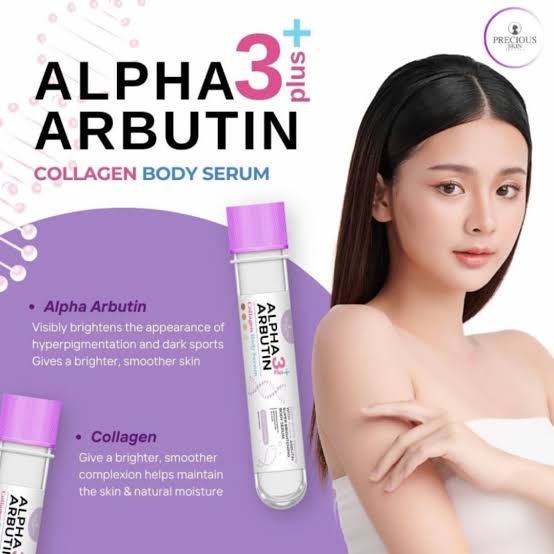 Alpha Arbutin 3+ Plus Collagen Super Brightening Body Serum by Precious Skin Thailand 45ml