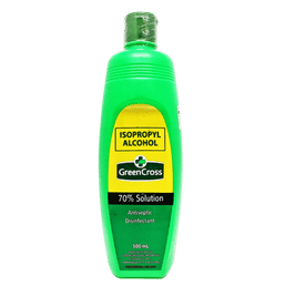 Green Cross Rubbing Alcohol 70% Green (500ml)