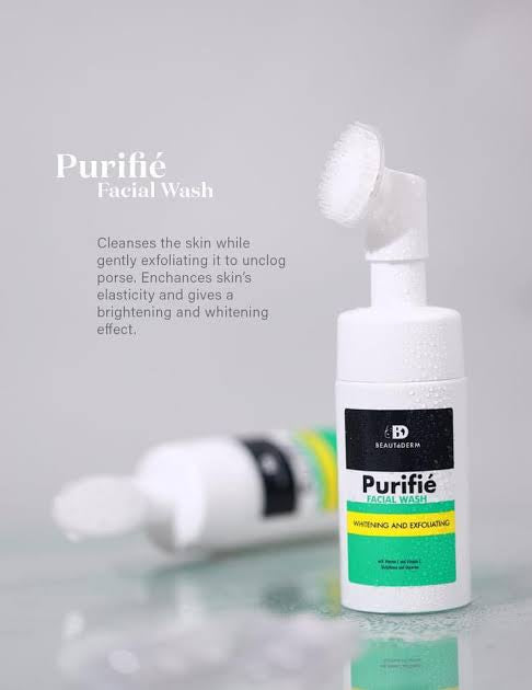 BeauteDerm PURIFIE FACIAL WASH WITH BRUSH 100ML