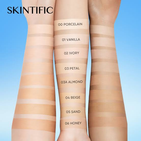 SKINTIFIC Perfect Stay Velvet Matte Cushion - ALMOND