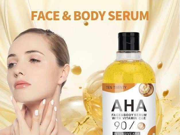 TEN TWENTY AHA Face & Body Serum Vitamin C & E 500ml