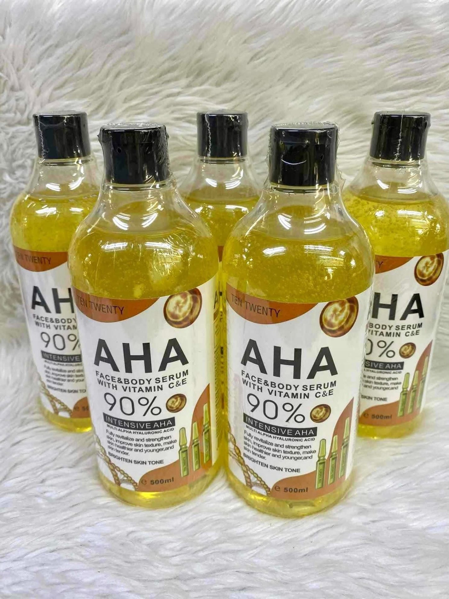 TEN TWENTY AHA Face & Body Serum Vitamin C & E 500ml