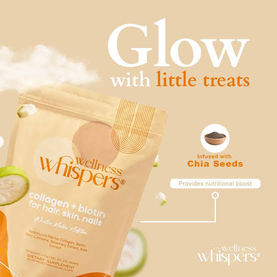 Wellness Whispers Collagen + Biotin Winter Melon Milk Tea 10s