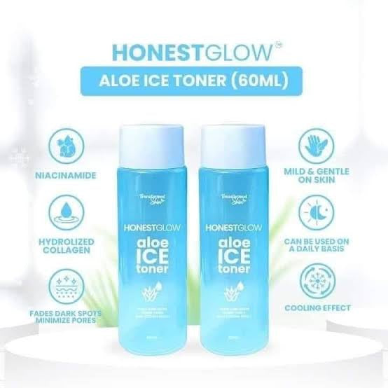 Honest Glow Aloe Ice Toner - 60ml - SALE‼️