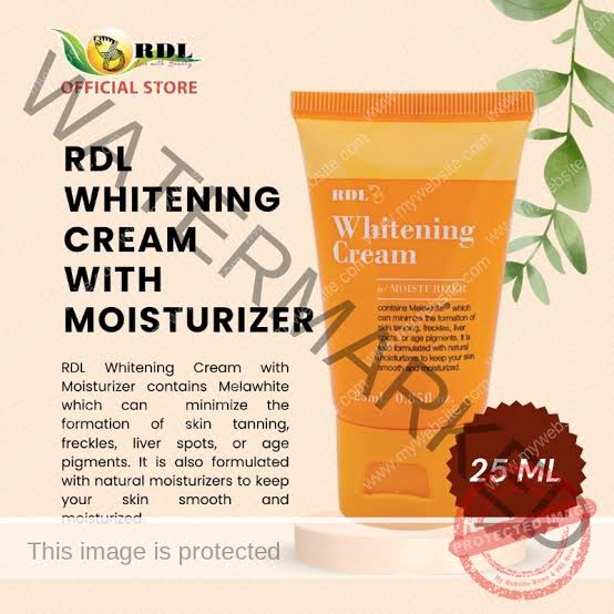 RDL Whitening Cream with Moisturizer 25ml