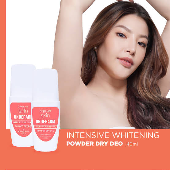 Organic Skin Japan 4x Intensive Whitening Powder Dry Deodorant 40ml