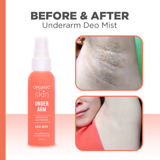 Organic Skin Japan Intensive Whitening Underarm Deo Mist Deodorant Spray (60ml)