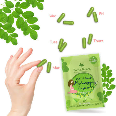 Tiny Buds Baby Naturals
Buds & Blooms Pure & Young Malunggay Capsules