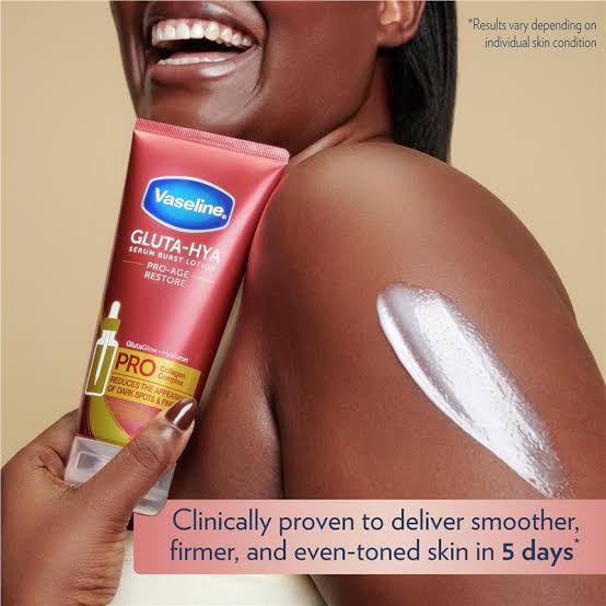 Vaseline Healthy Bright Gluta-Hya Serum Burst Lotion Pro-Age Restore 300ml - SALE ‼️ SEPTEMBER 5, 2025 EXPIRY