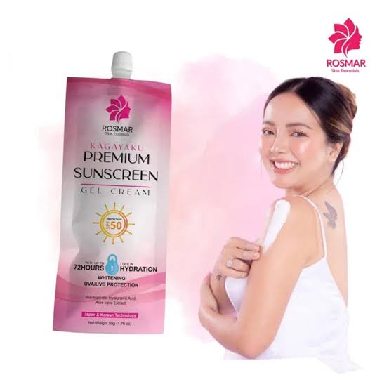 Rosmar Kagayaku Premium Sunscreen Gel Cream SPF50 50g - ‼️ SALE ‼️ NOVEMBER 2025 expiry
