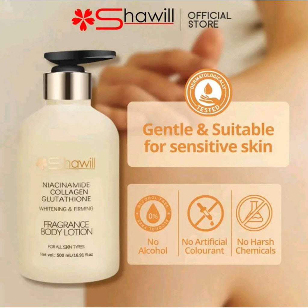 Shawill Niacinamide Collagen Glutathione Fragrance Body Lotion 500ml