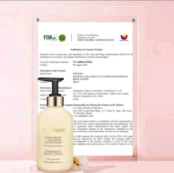 Shawill Niacinamide Collagen Glutathione Fragrance Body Lotion 500ml
