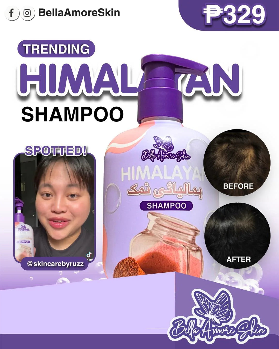 Bella Amore Himalayan Shampoo 250ml