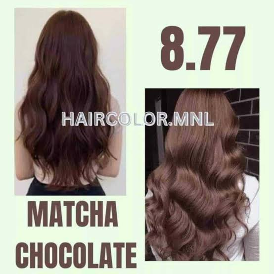 Bremod 8.77 MATCHA CHOCOLATE Hair Color Dye Cream 100ml & Oxidizer - 9% OR 12%