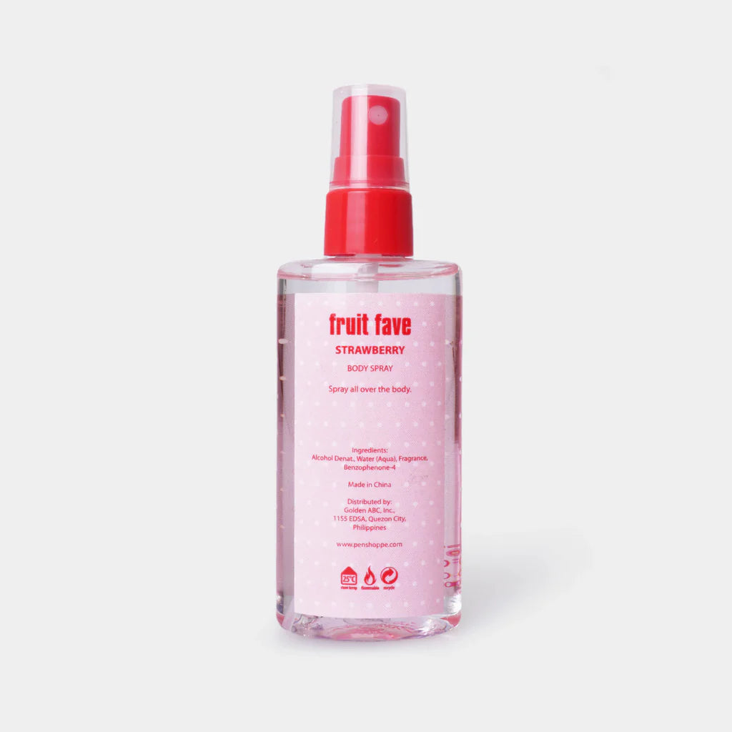 PENSHOPPE FRUIT FAVE
STRAWBERRY 60ML
BODY SPRAY FOR WOMEN