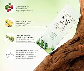 MAD White Whitening Underarm Deo cream 30g