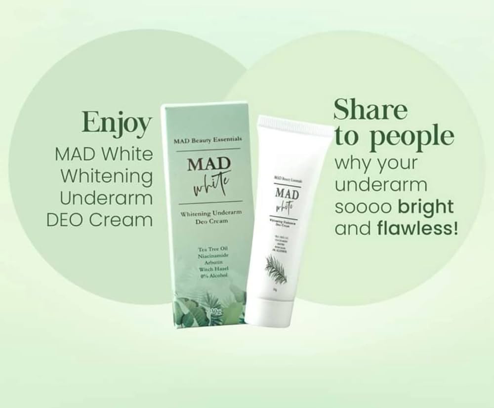 MAD White Whitening Underarm Deo cream 30g
