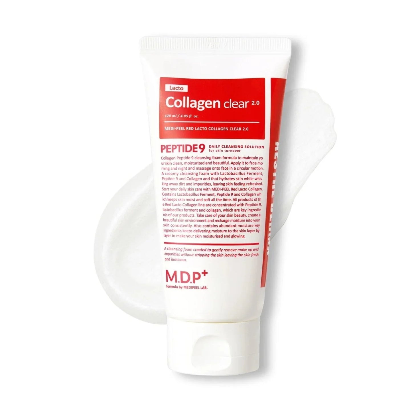 Medipeel Red Lacto Collagen Clear Foam Cleanser 2.0 - 120ml