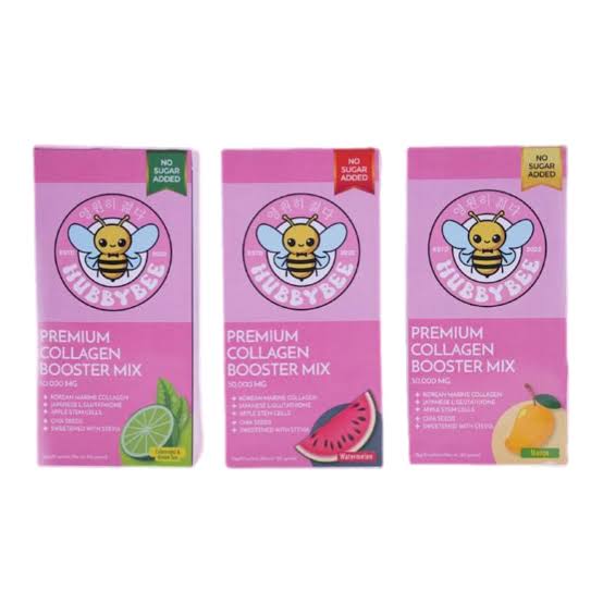 Hubbybee Premium Collagen Booster Mix - Melon & Cucumber Flavor 18gx10