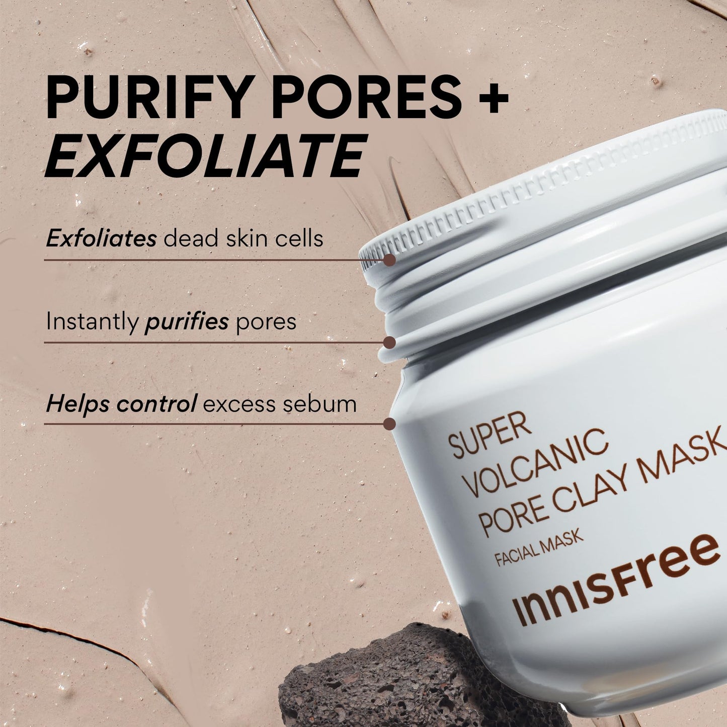 INNISFREE Super Volcanic Pore Clay Mask - 100g