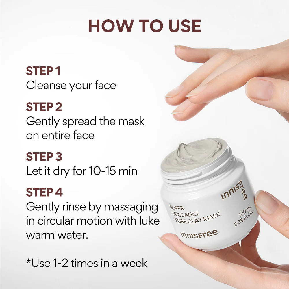 INNISFREE Super Volcanic Pore Clay Mask - 100g