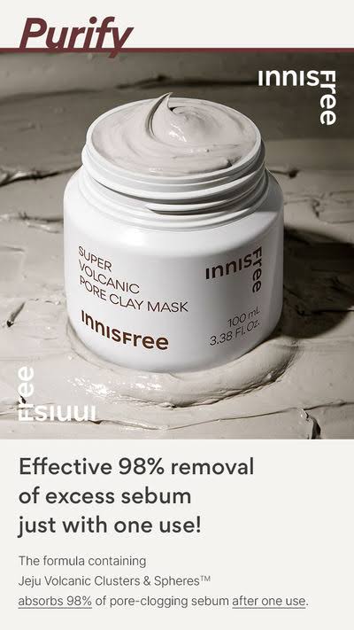 INNISFREE Super Volcanic Pore Clay Mask - 100g