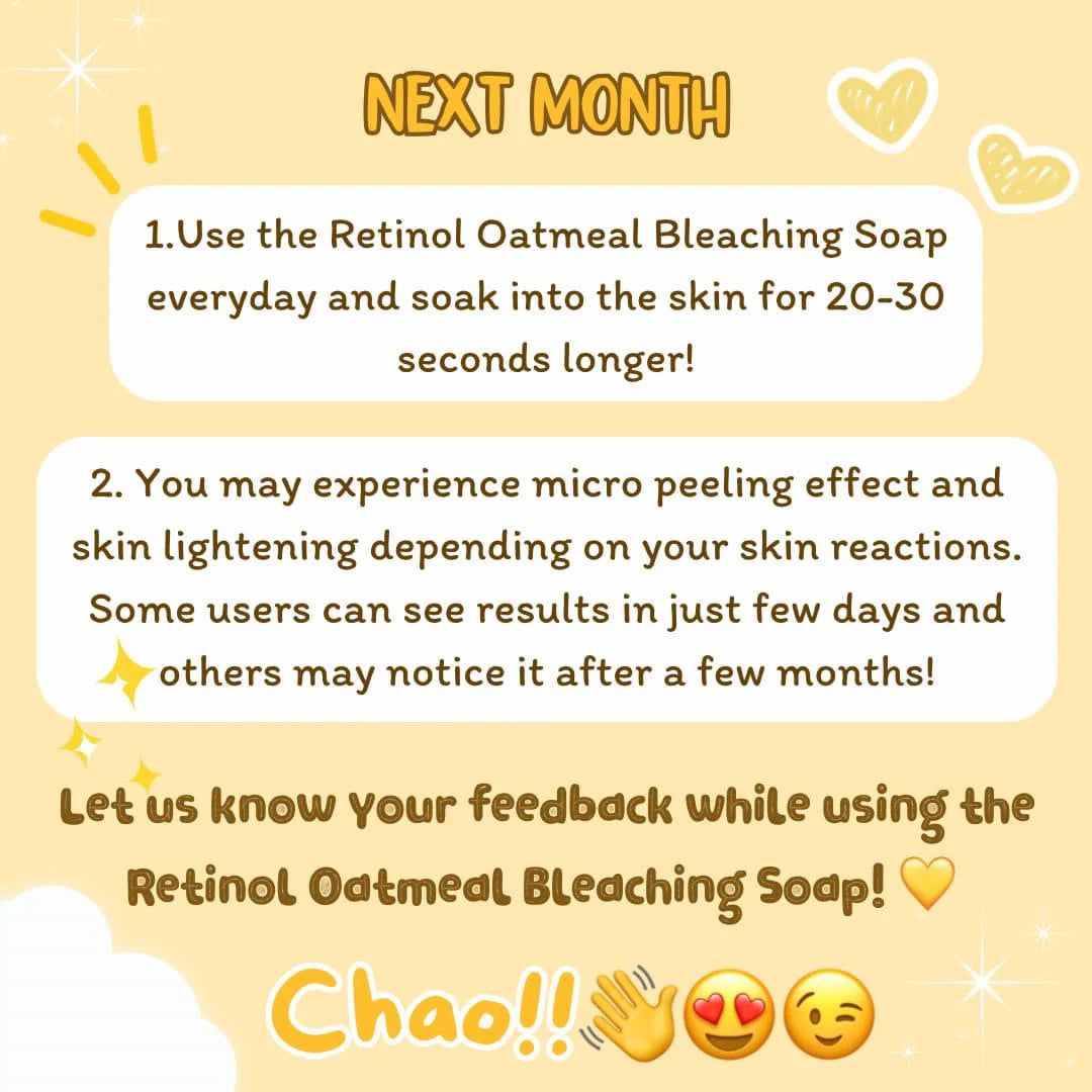 Pretty Jin Retinol Oatmeal Bleaching Soap 70g